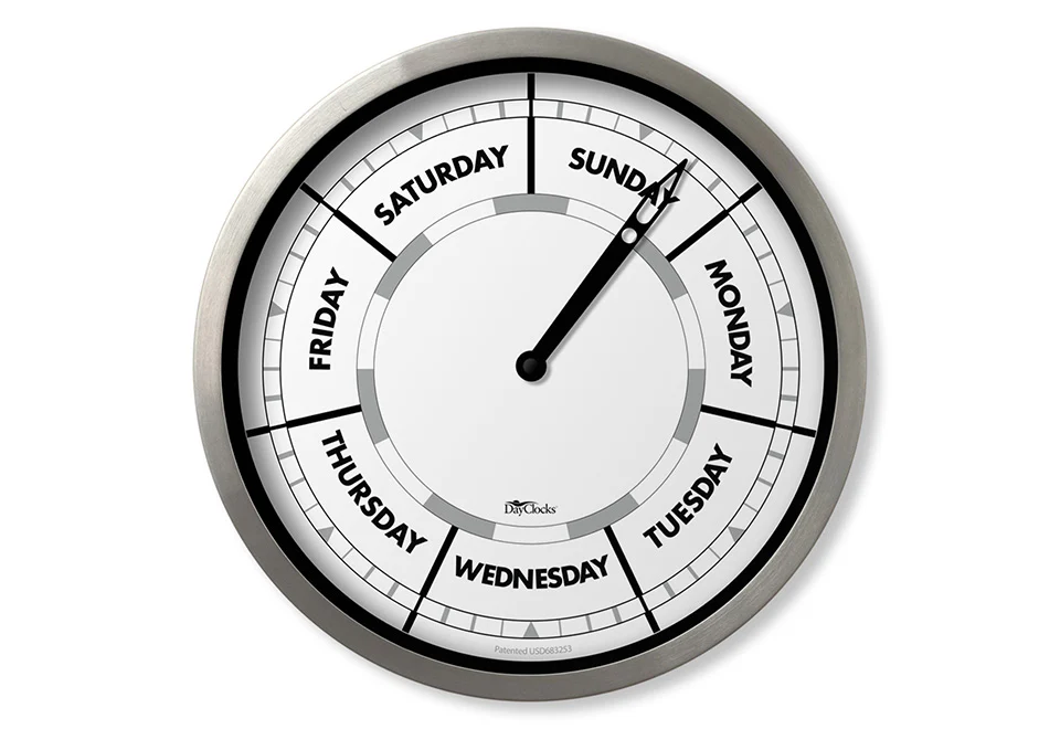 Day of The Week Clock