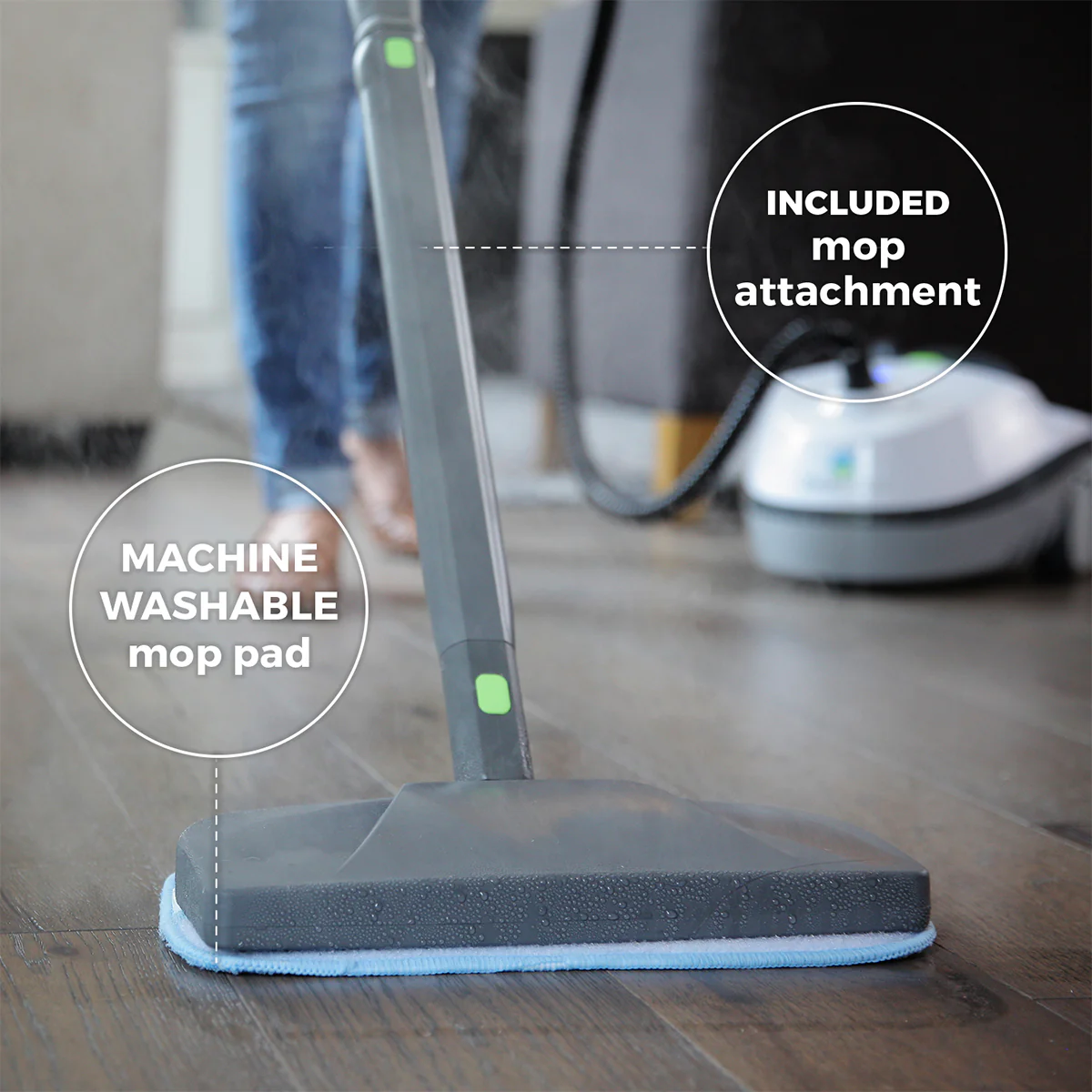 Deluxe Canister Steam Cleaner - Image 8