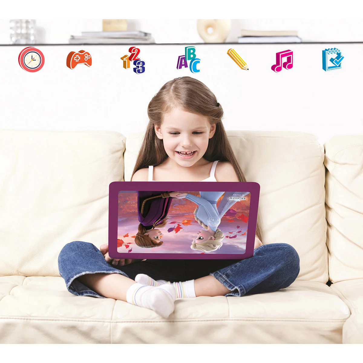 Disney Frozen Bilingual Talking Educational Laptop - Image 5