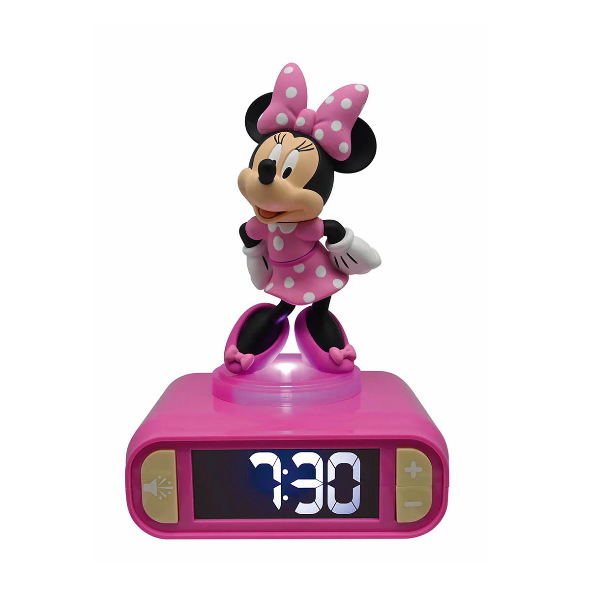 Disney Minnie Mouse Digital Alarm Clock with Nightlight - Image 2