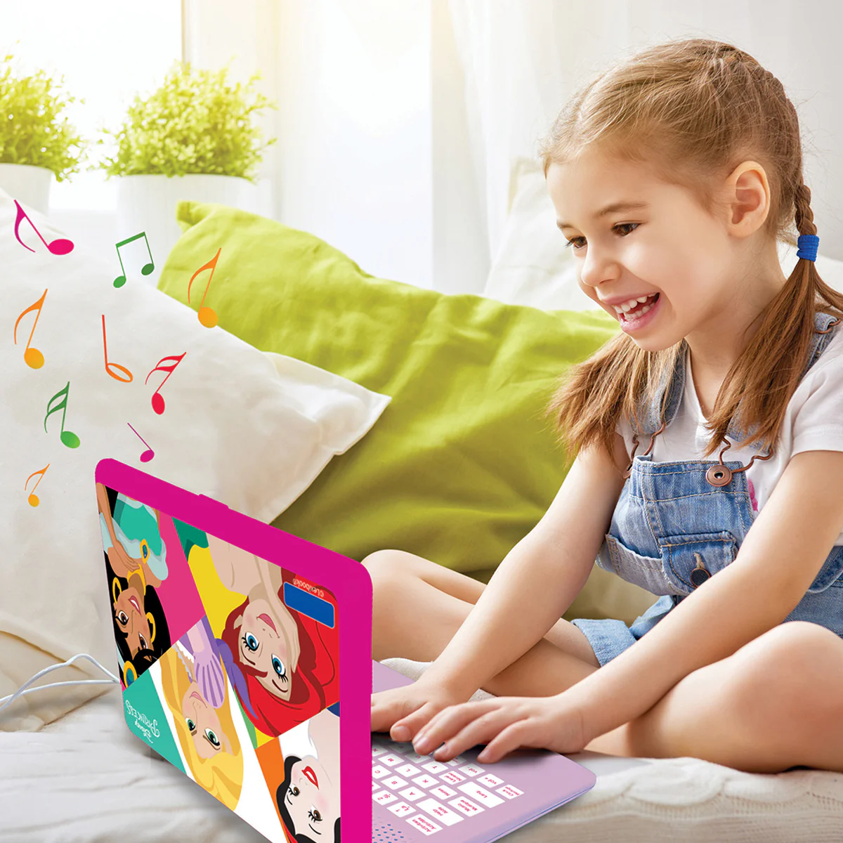 Disney Princess Bilingual Talking Educational Laptop - Image 2