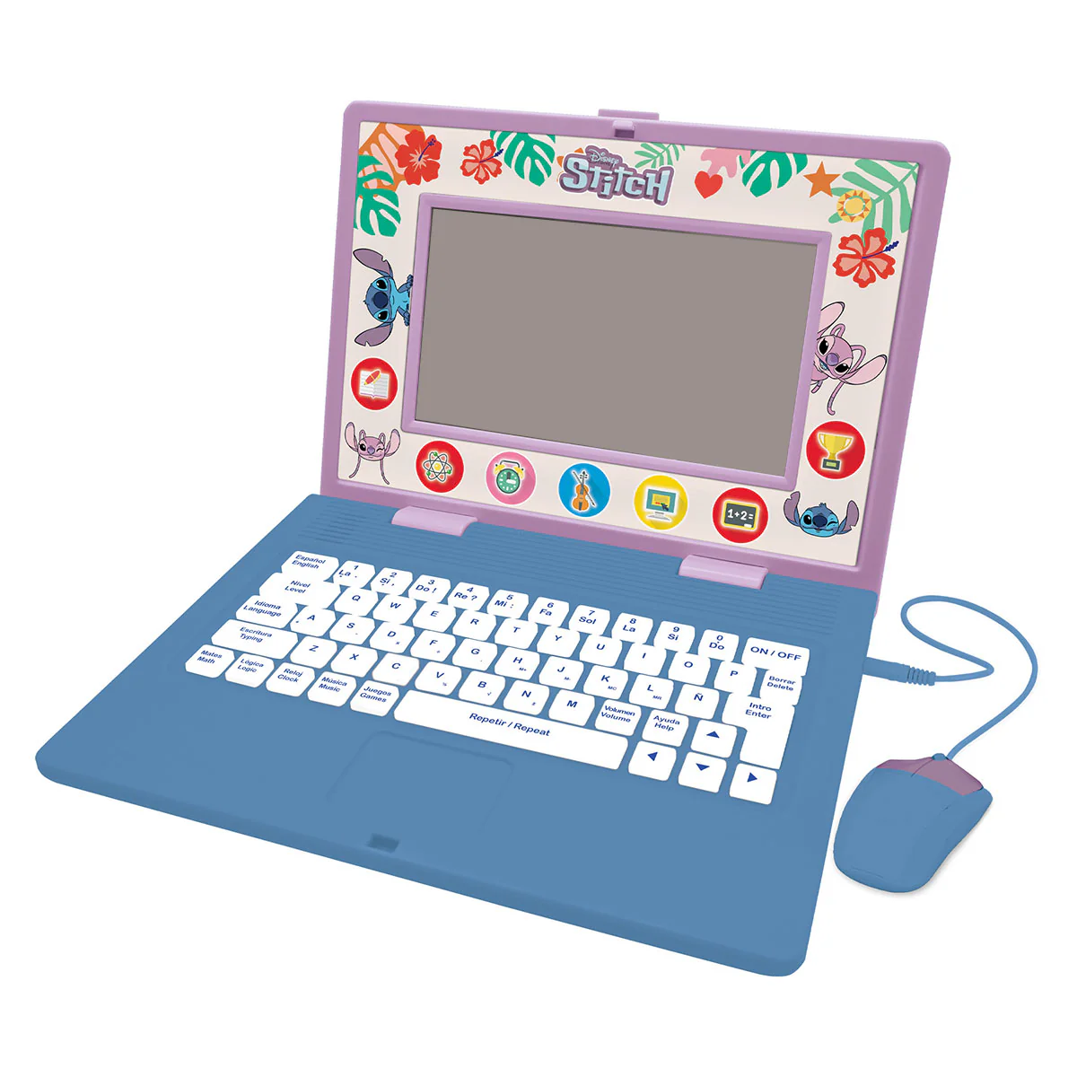 Disney Stitch Bilingual Talking Educational Laptop - Image 9