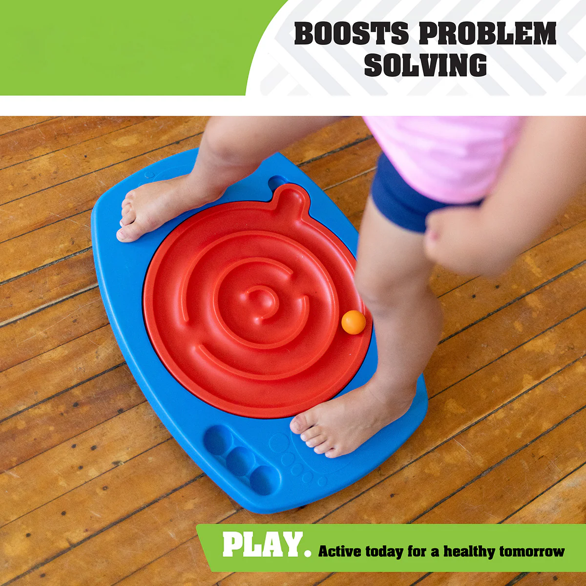 Double-Sided Maze Balance Board for Kids - Image 2