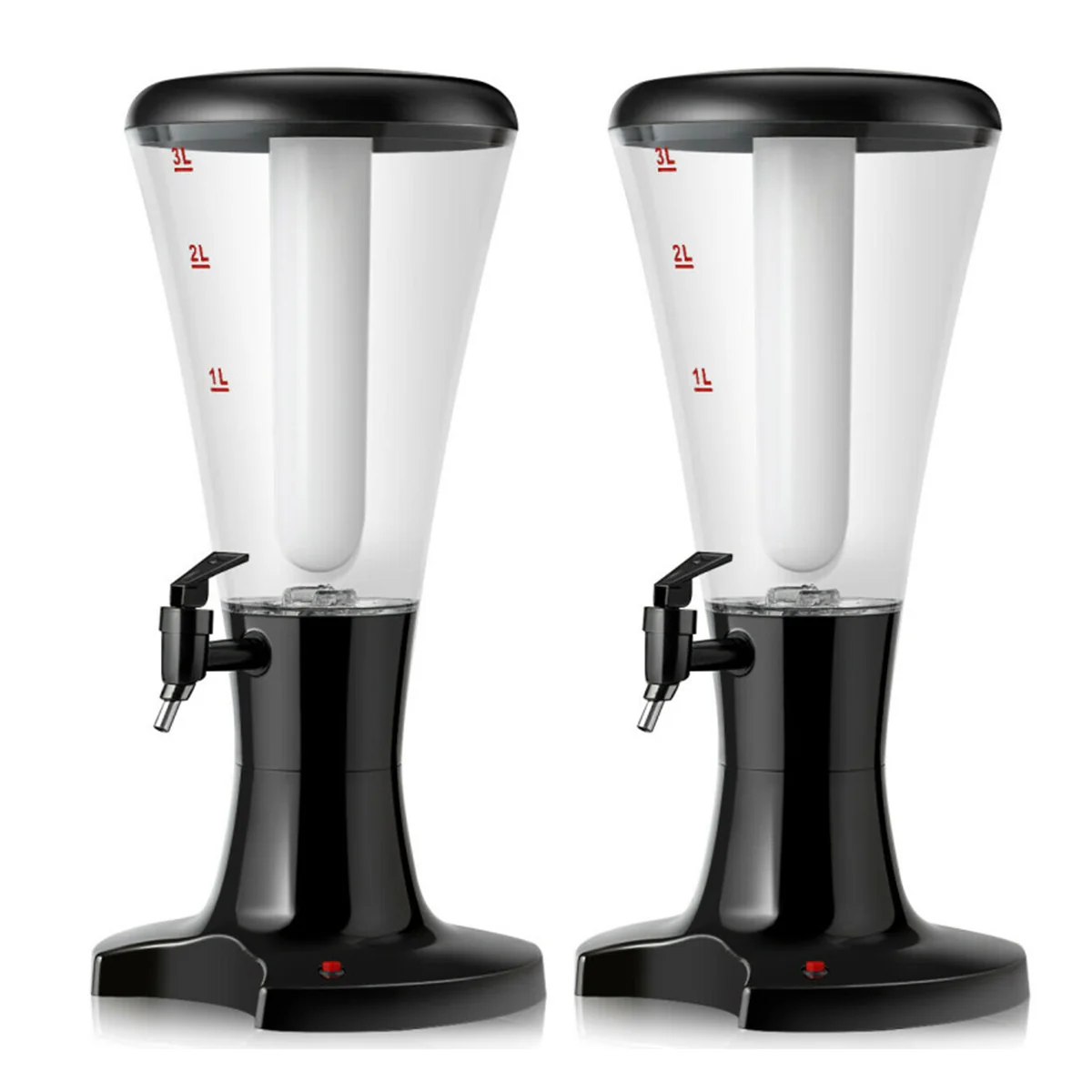 Draft Beer Tower Dispenser with LED Lights (Set of 2) - Image 2