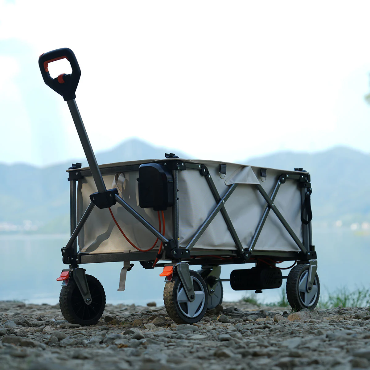 Electric Pull-Assist Utility Wagon - Image 2