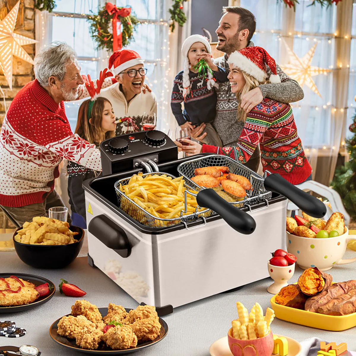Electric Stainless Steel Deep Fryer - Image 10