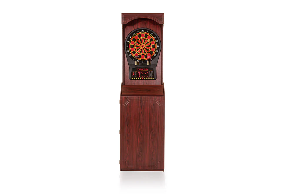 Electronic Arcade Dartboard Cabinet with Cricket Pro