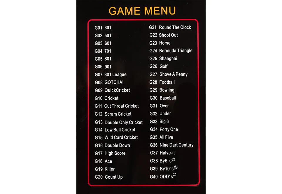 Electronic Arcade Dartboard Cabinet with Cricket Pro - Image 6