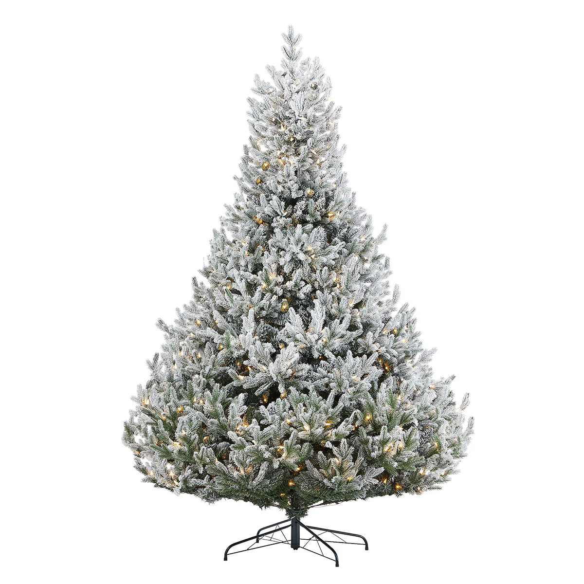 Flocked Frasier Fir Christmas Tree - Image 8