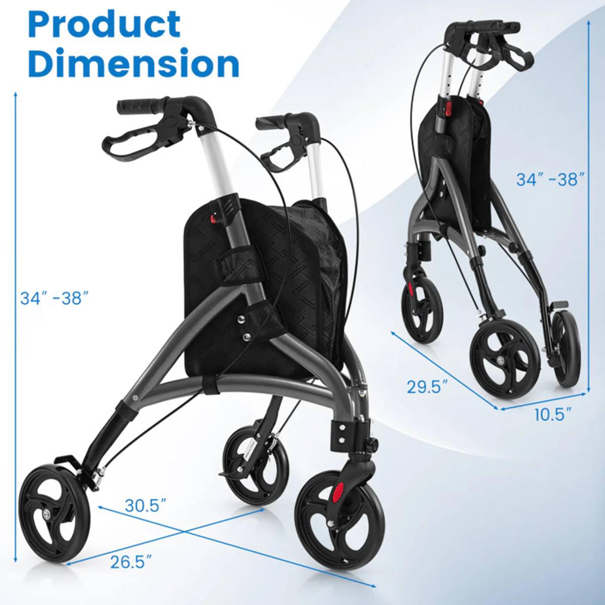 Foldable Rollator Walker - Image 10