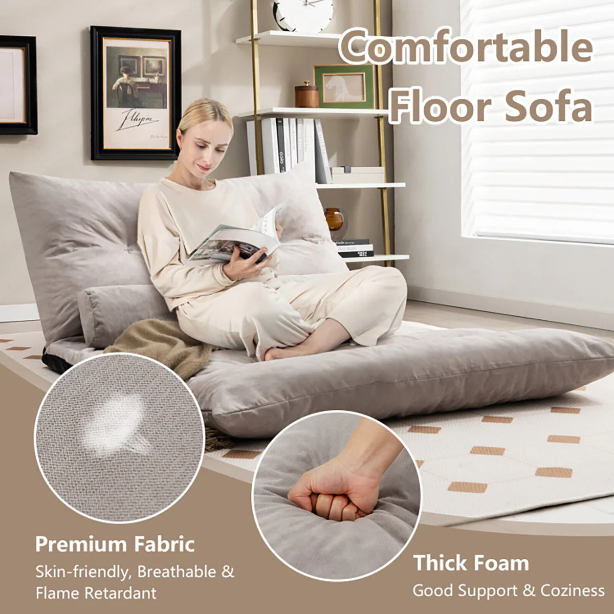 Folding Floor Sofa Bed - Image 14