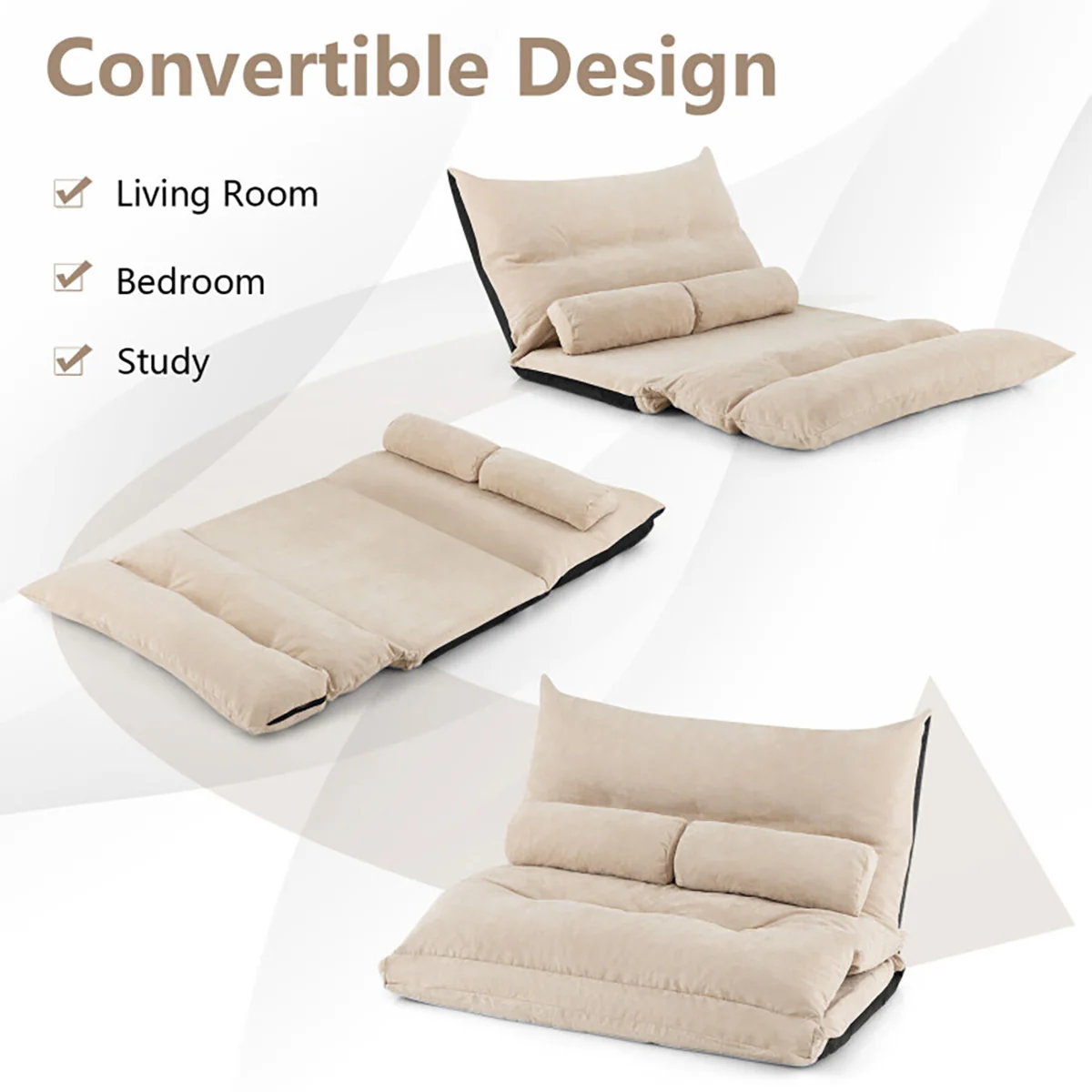 Folding Floor Sofa Bed - Image 6