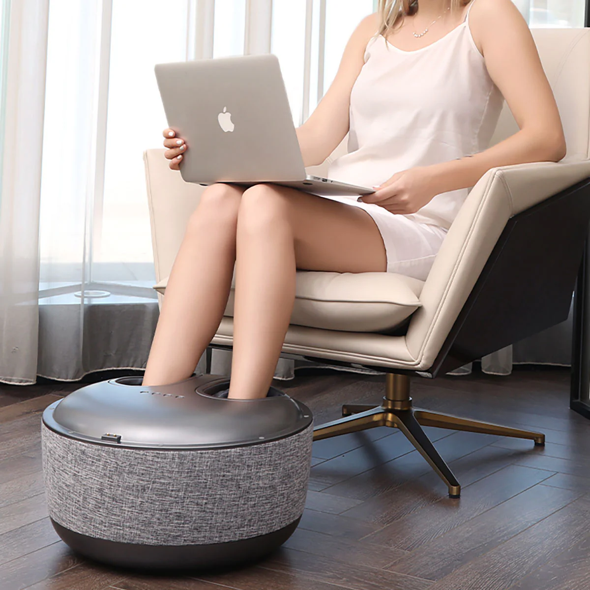 Foot Massaging Ottoman - Image 5