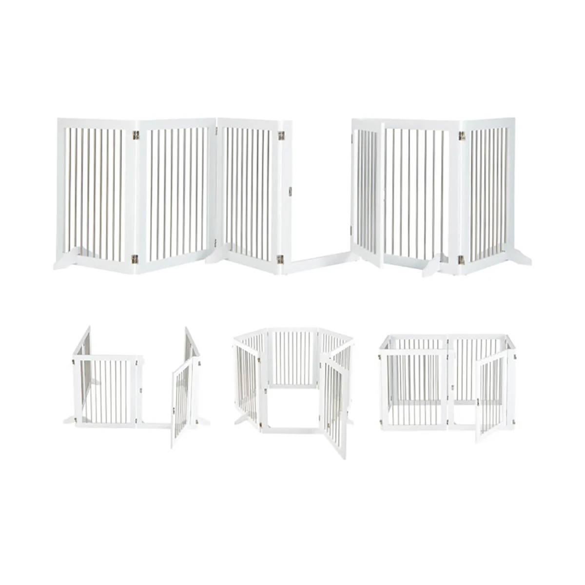 Freestanding 6-Panel Dog Gate - Image 10