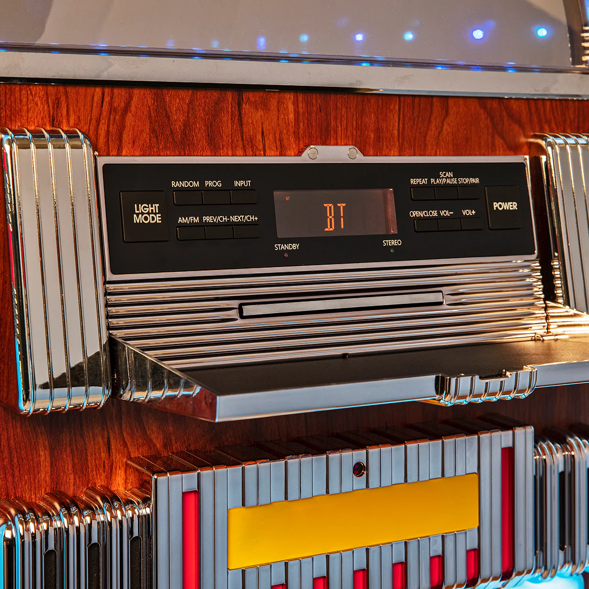 Full-Size CD and Bluetooth Jukebox with Stand - Image 8