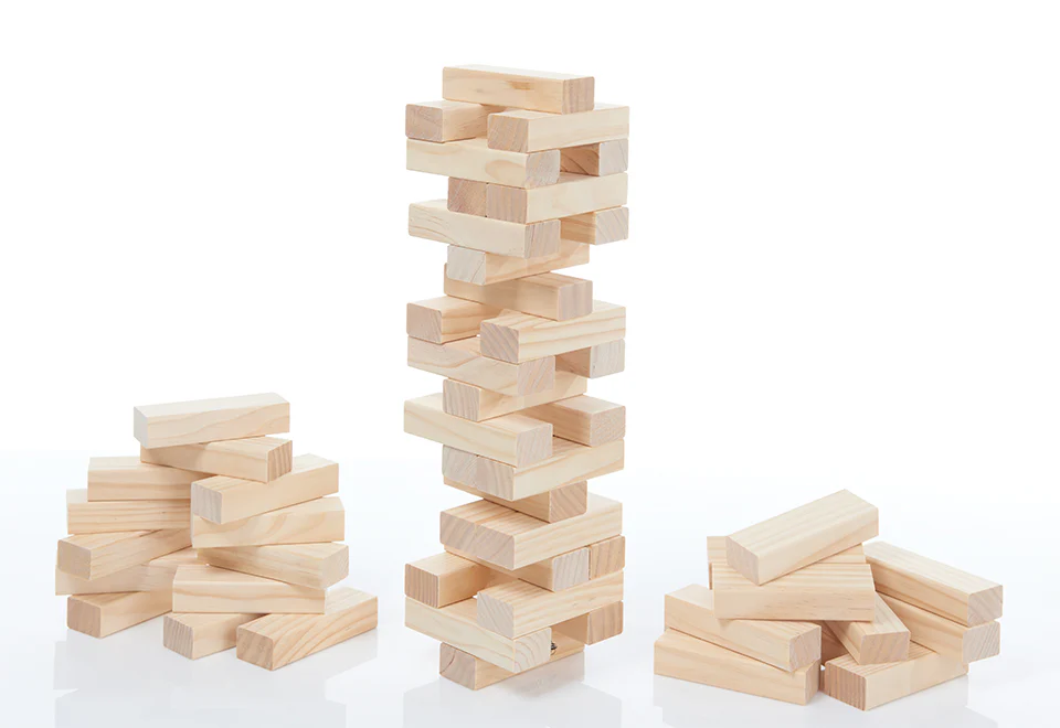 Giant Stacking Tower Game - Image 5