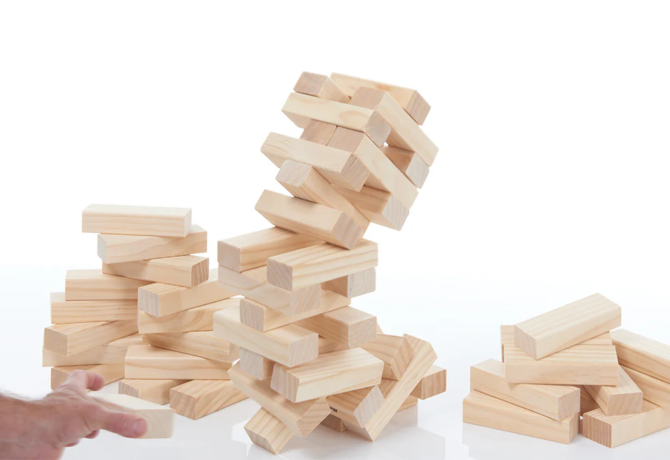 Giant Stacking Tower Game - Image 6