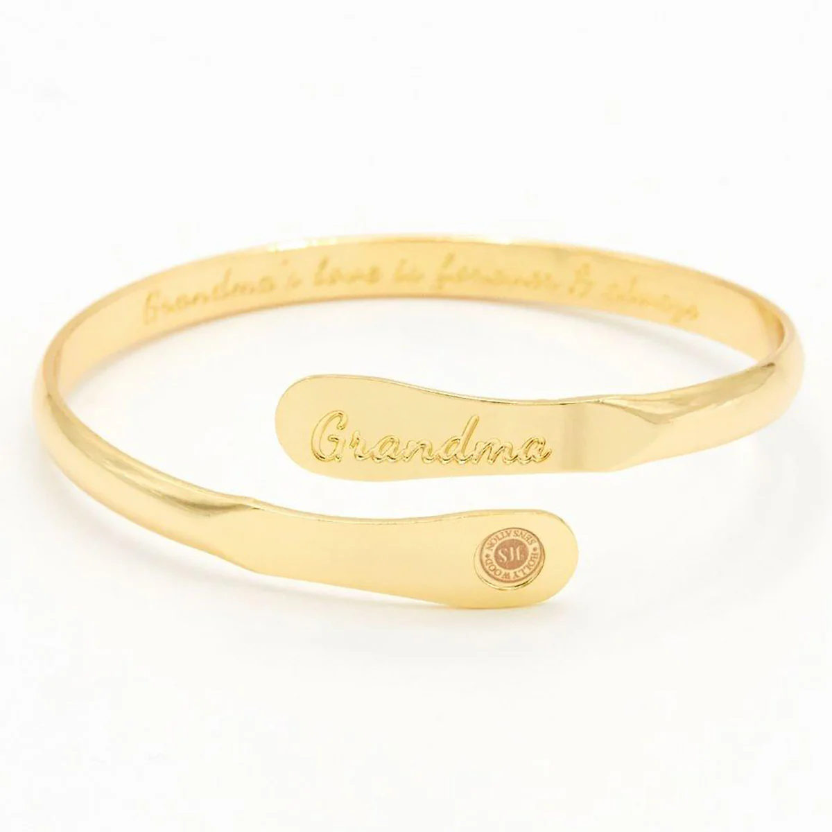 Grandma’s Love Engraved Bracelet - Image 3