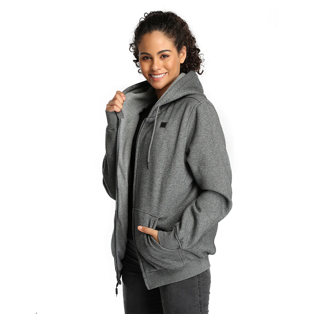 Heated Zip-Up Hoodie - Image 4