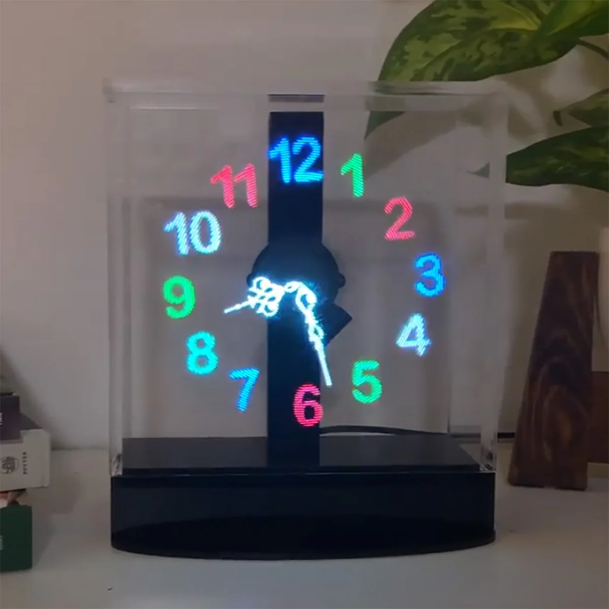 Holographic Analog Clock