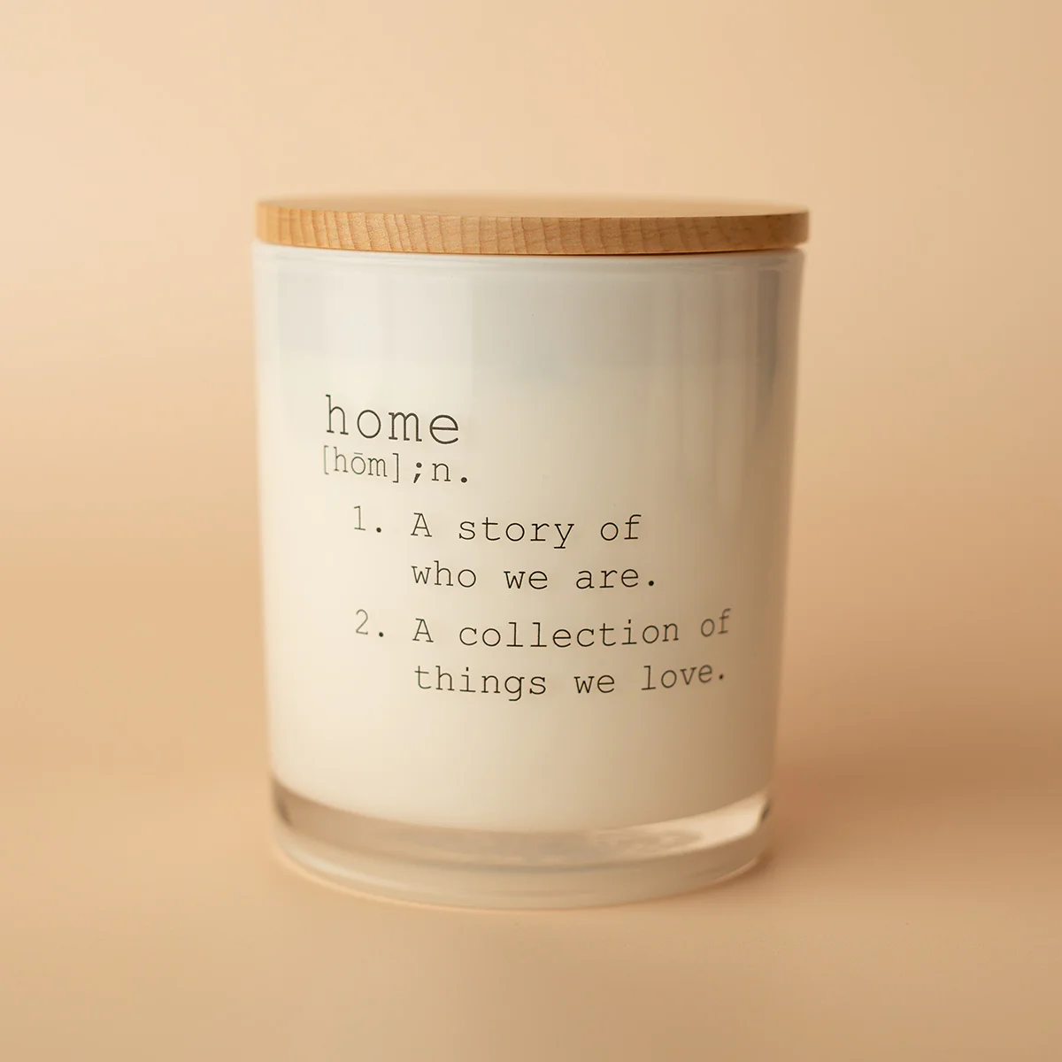 Home Definition Soy Candle