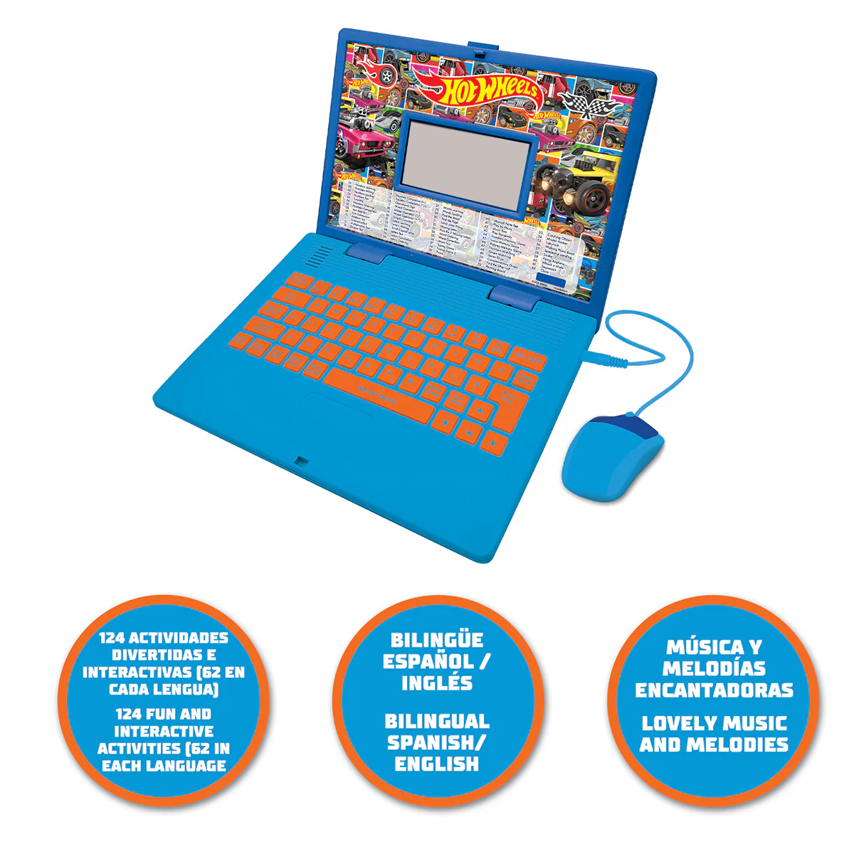 Hot Wheels Bilingual Talking Educational Laptop - Image 8