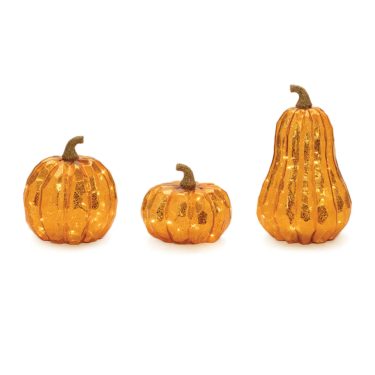 Illuminated Fall Gourd Set (Set of 3) - Image 2
