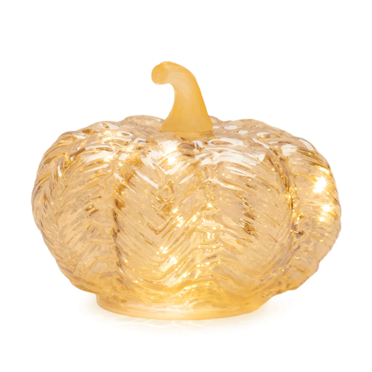 Illuminated Textured Pumpkin Set (Set of 3) - Image 5