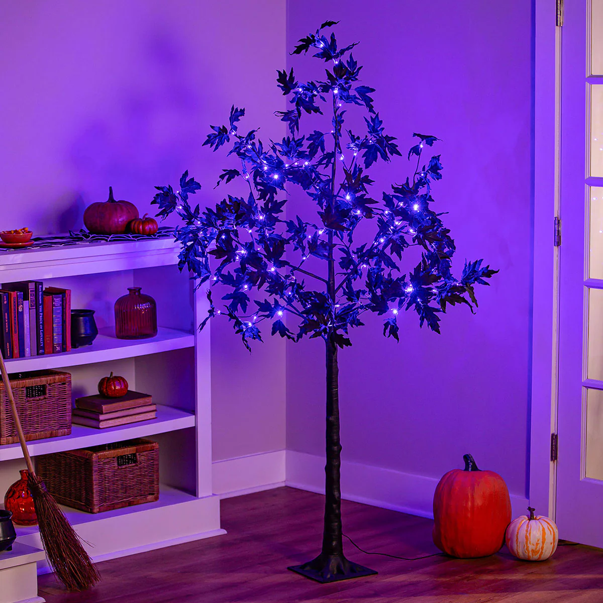 Indoor/Outdoor LED Black Maple Tree - Image 11