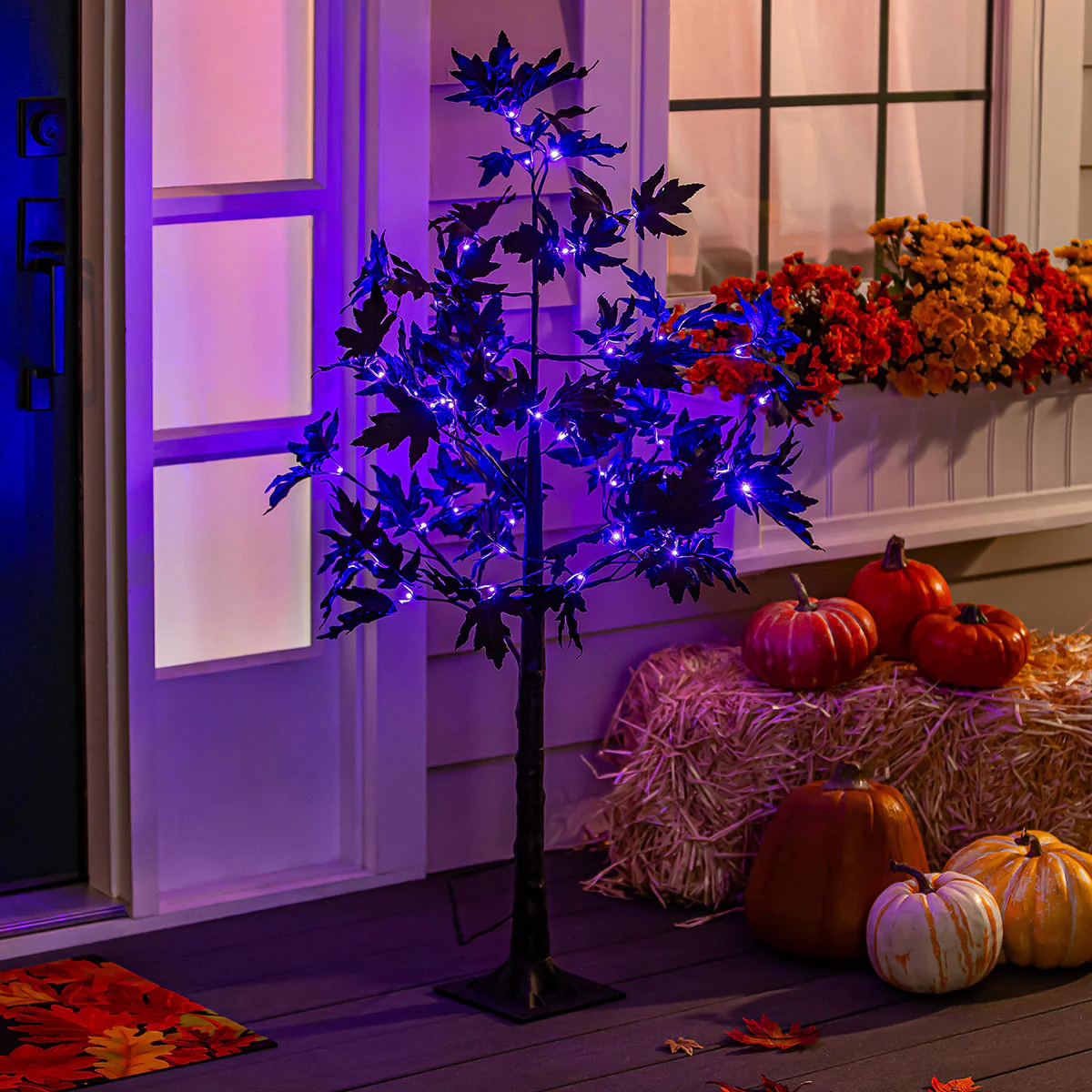 Indoor/Outdoor LED Black Maple Tree - Image 3