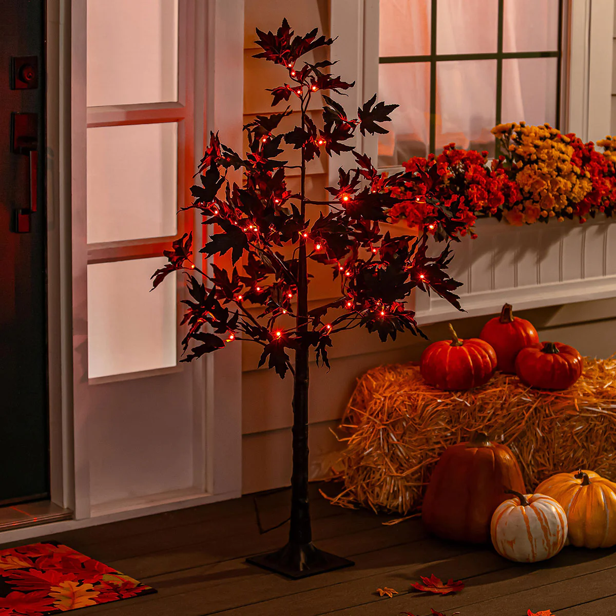 Indoor/Outdoor LED Black Maple Tree - Image 4