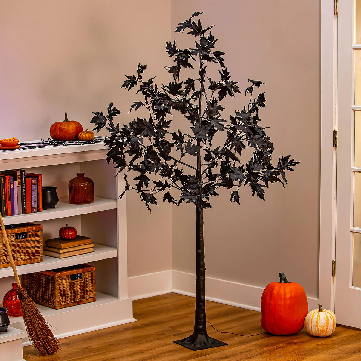 Indoor/Outdoor LED Black Maple Tree - Image 9