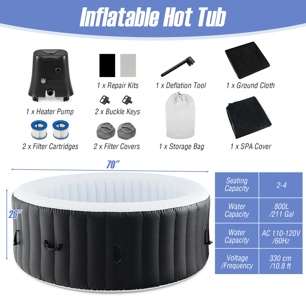 Inflatable Hot Tub - Image 8