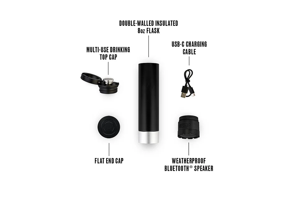 Insulated Flask with Built-In Bluetooth Speaker - Image 8