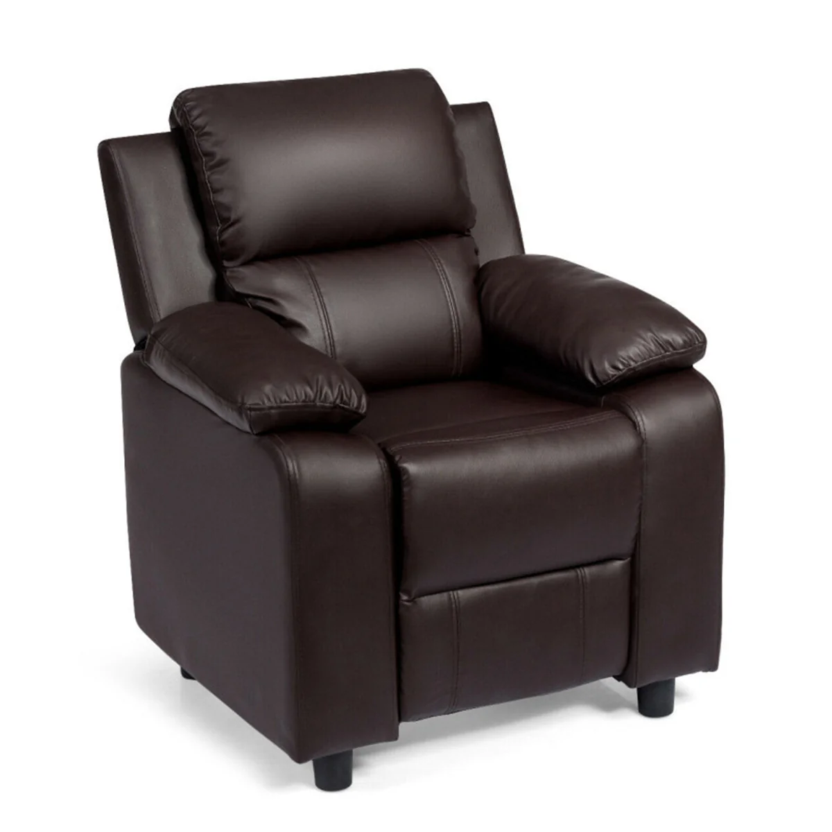 Kids Deluxe Recliner Chair with Storage Arms - Image 2