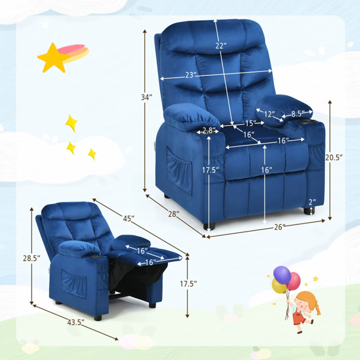 Kids Recliner Chair - Image 43