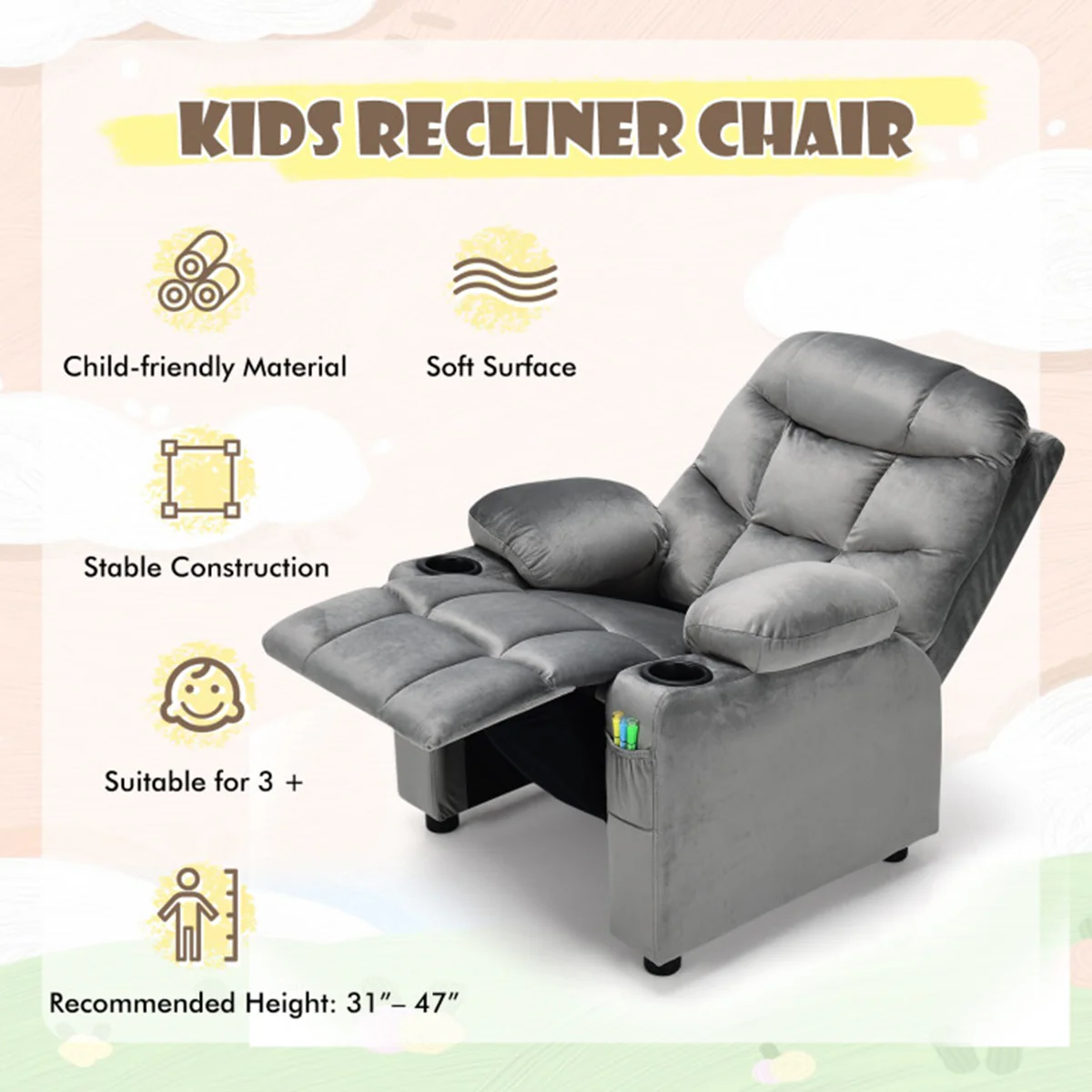 Kids Recliner Chair - Image 65