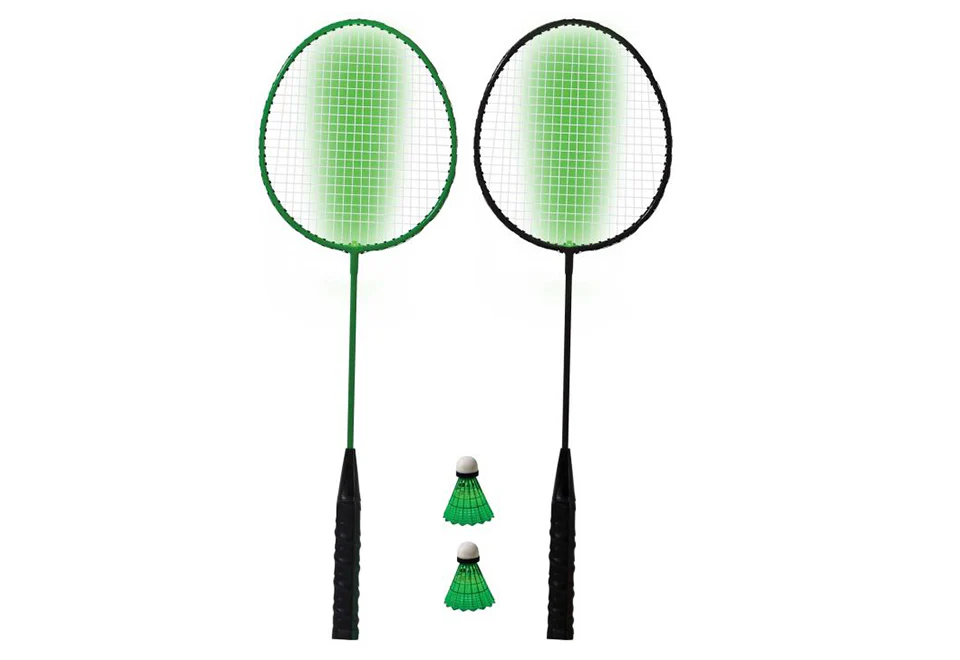 LED Badminton Racquet and Birdie Set