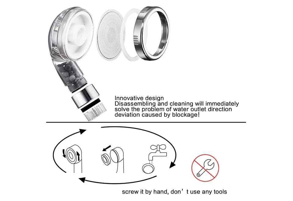 LED Showerhead with Filter - Image 6