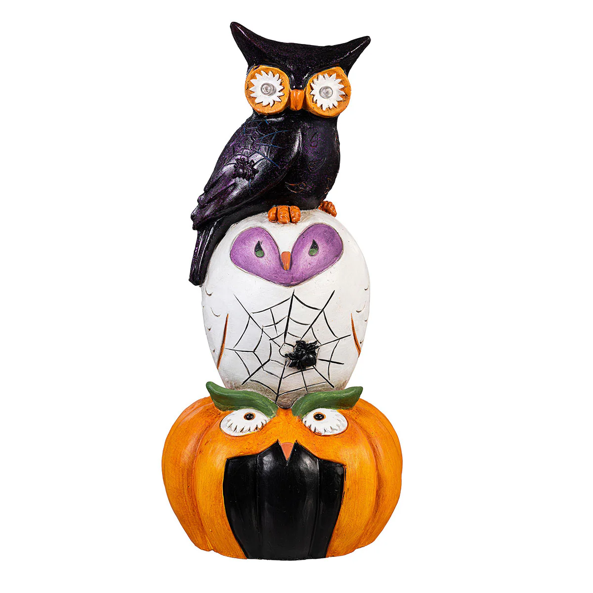 LED Stacked Halloween Figures Statue - Image 2