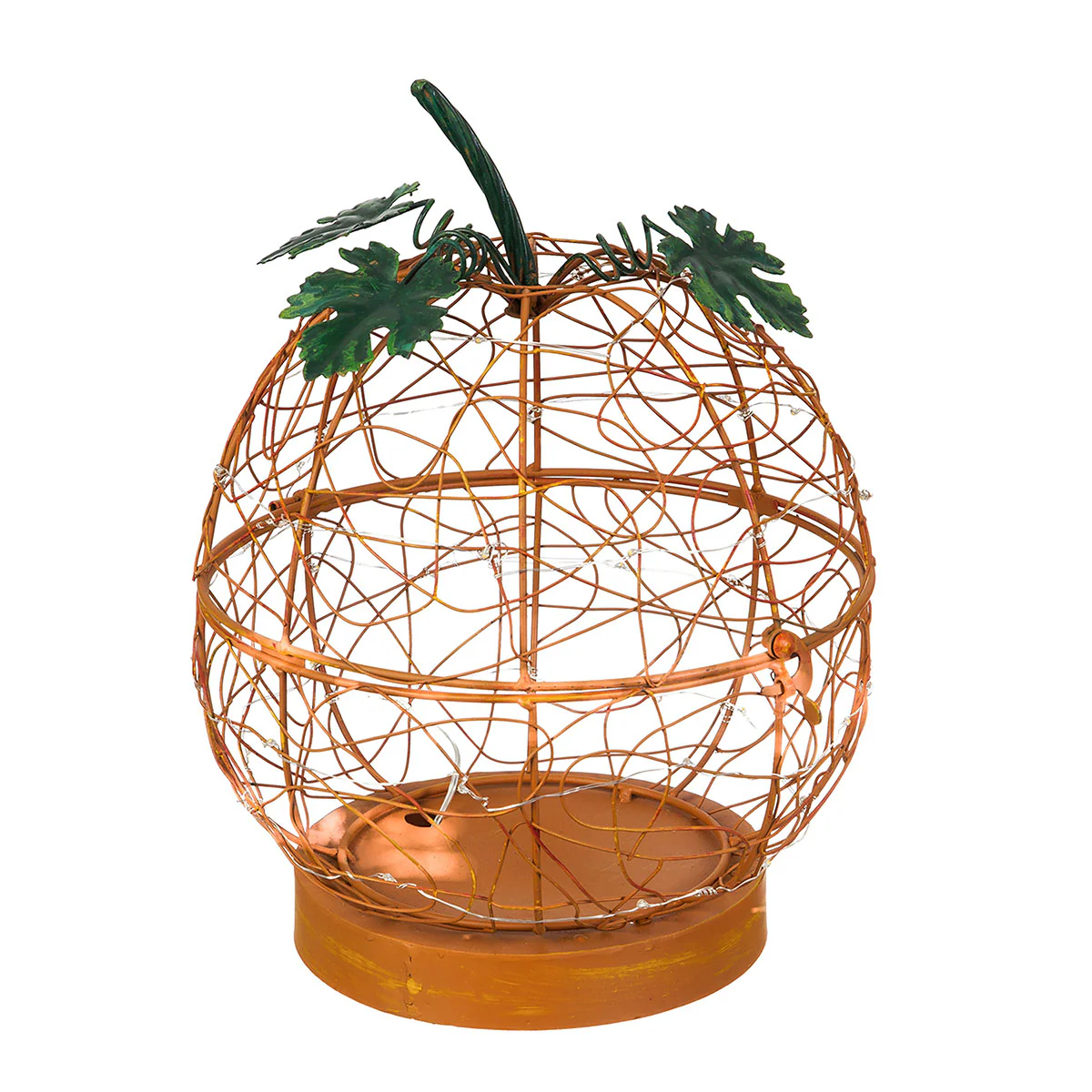 LED Wire Pumpkin Container - Image 2