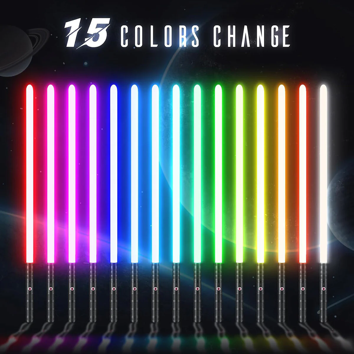 Light & Sound Laser Swords – Connectable Duo Set - Image 5