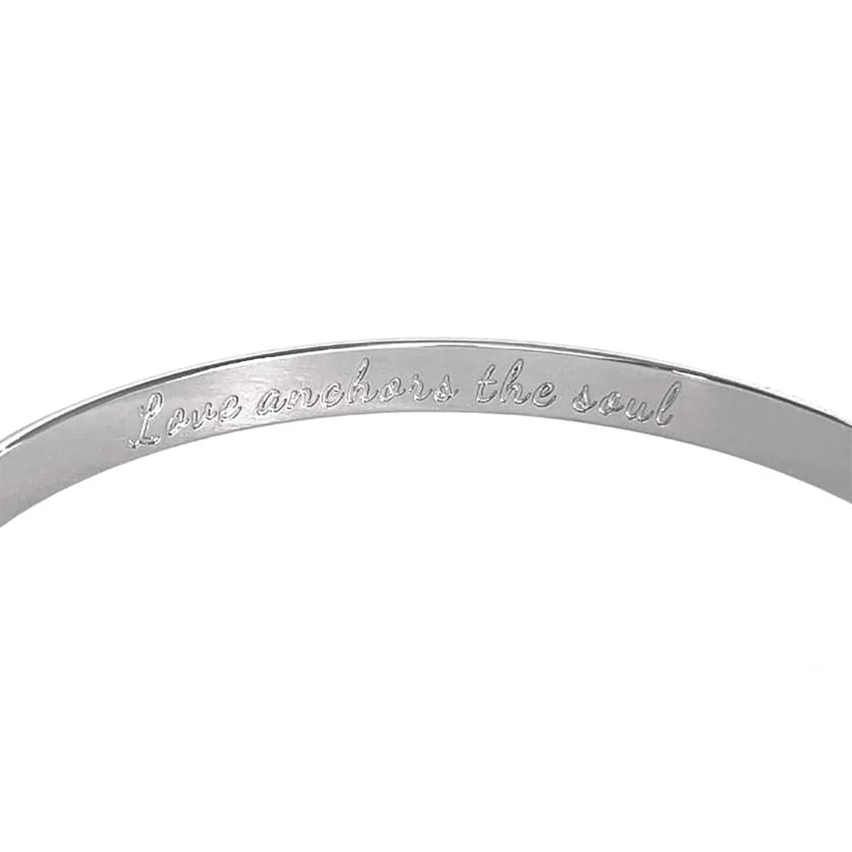 Love Anchors the Soul Engraved Bracelet - Image 5
