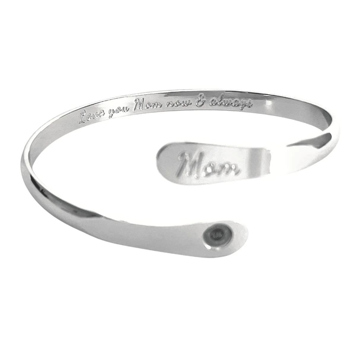Love You Mom Engraved Bracelet - Image 8