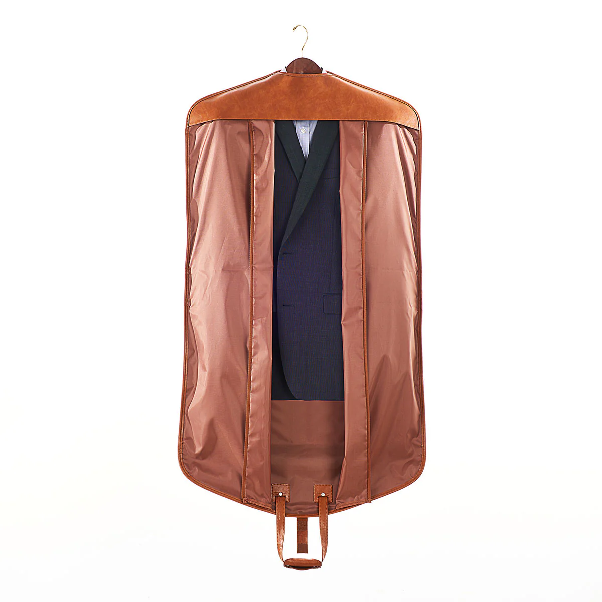 Luxury Leather Garment Bag - Image 8