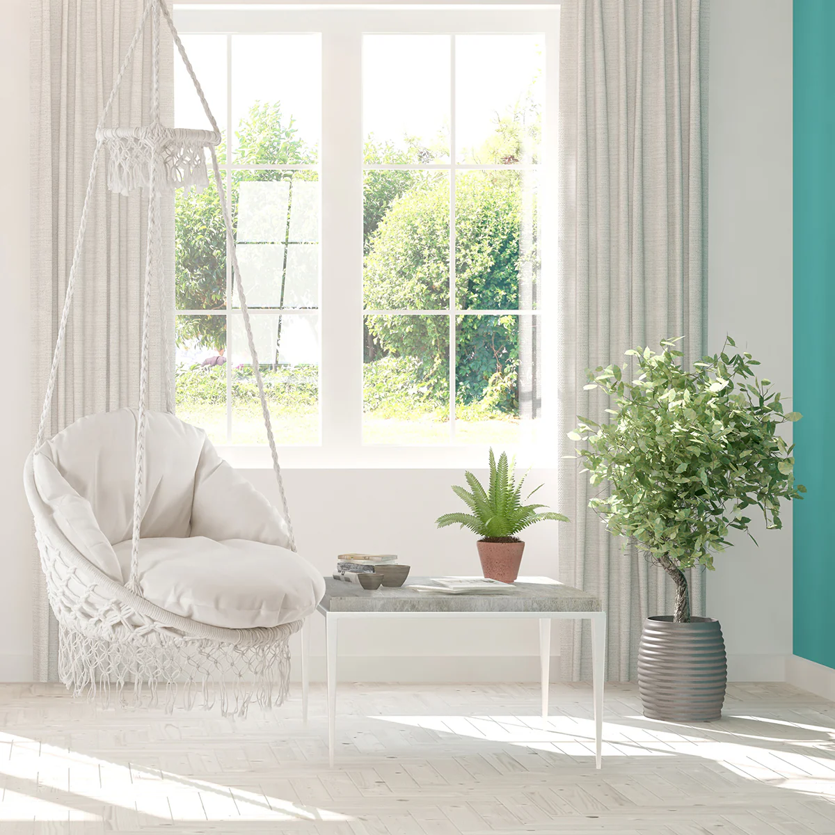 Macrame Hanging Chair - Image 5