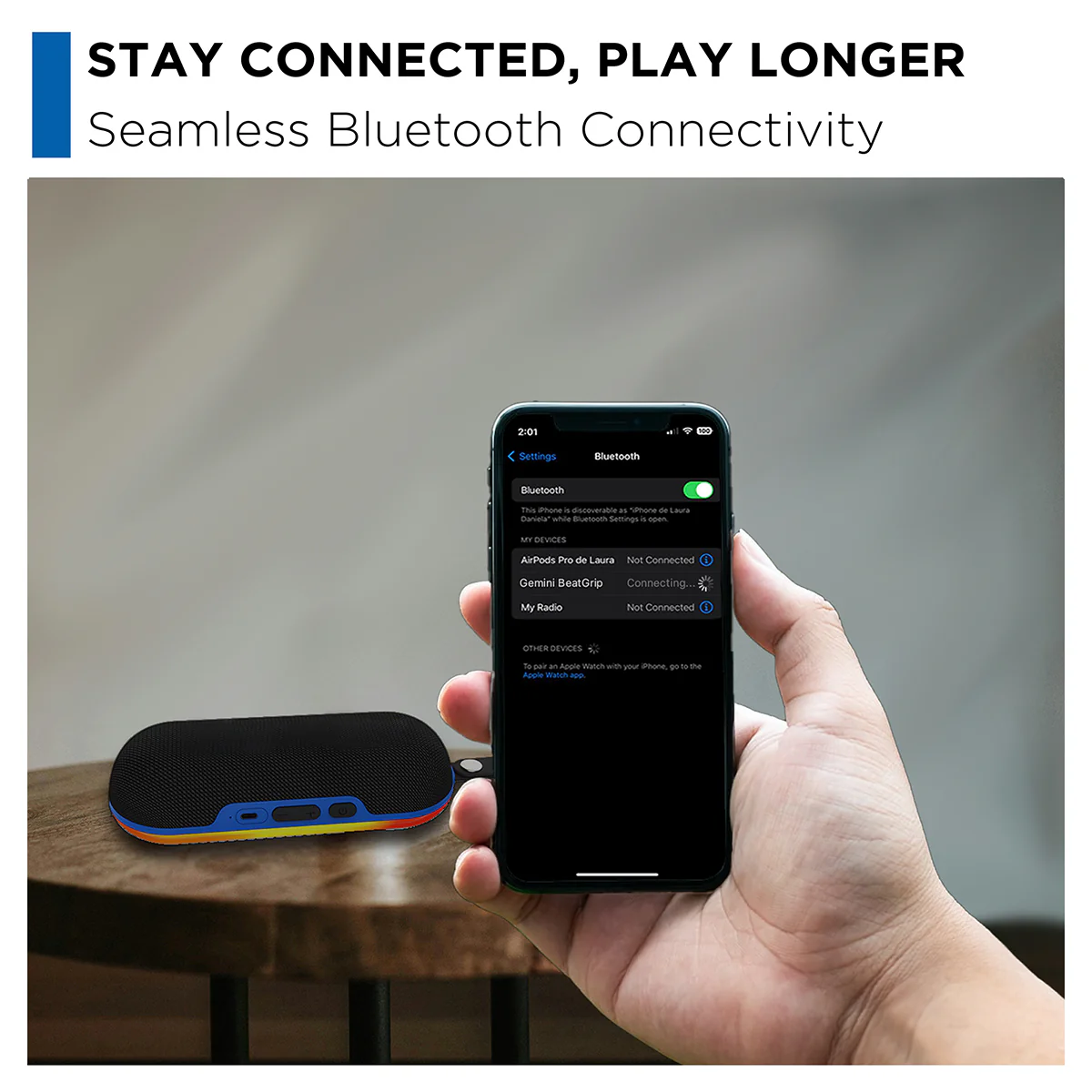 Magnetic Bluetooth Speaker - Image 5