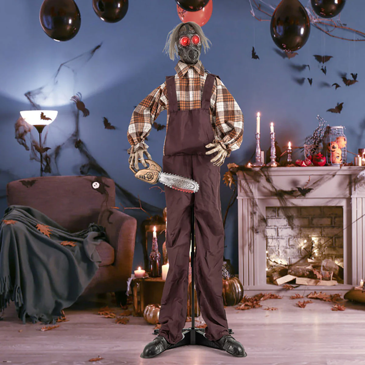 Mechanized Shaking Scary Man with  Lights and Sound - Image 3