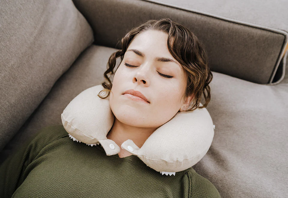 Memory Foam Acupressure Neck Pillow - Image 4