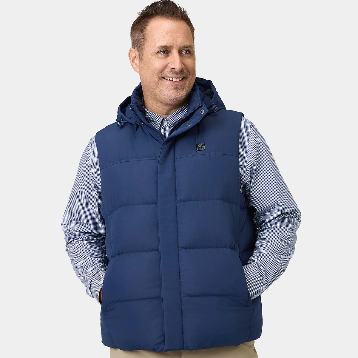 Men's Heated Down Vest - Image 3